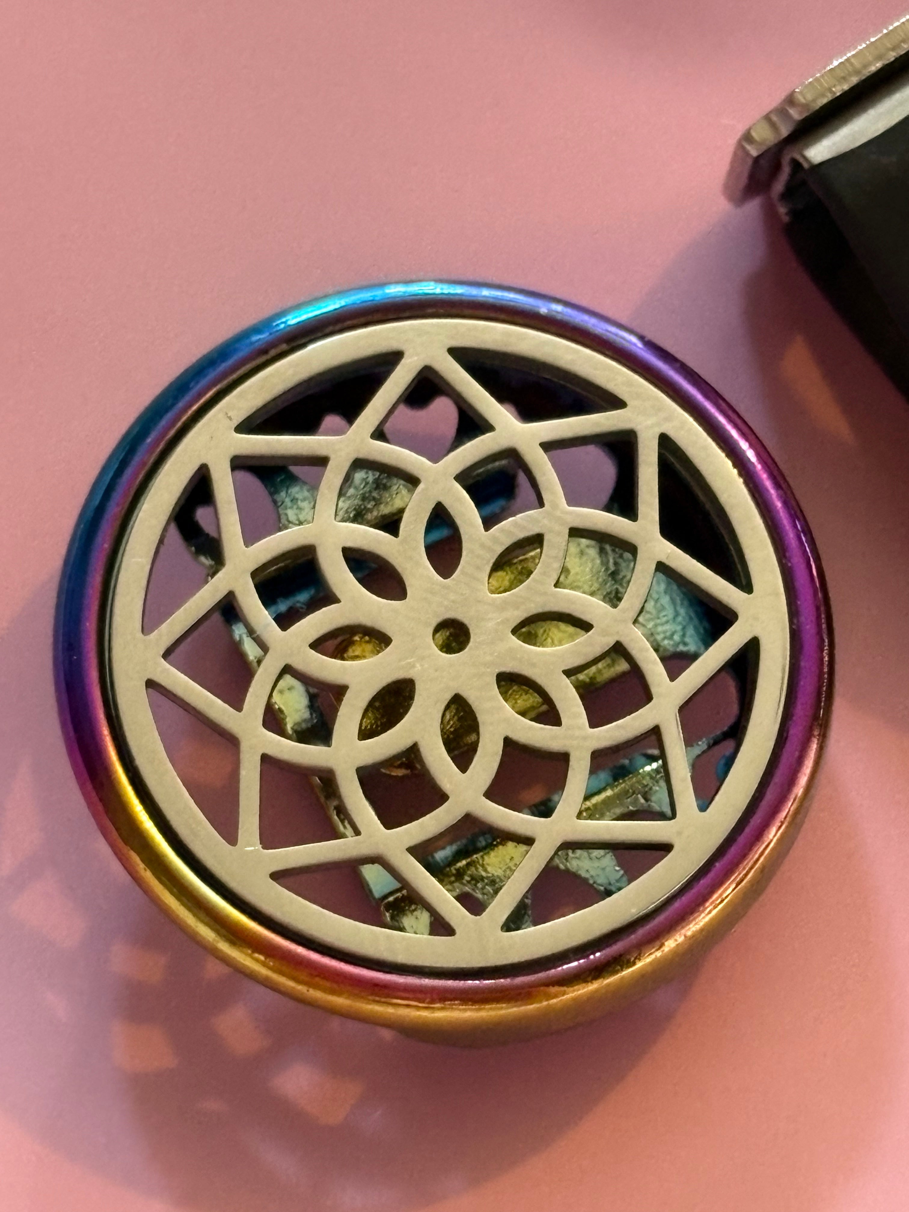 Tree of Life car vent clip and discs
