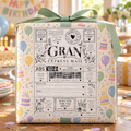 Gran Birthday Shipping Label Gift Tag by Whiff Of Wonder