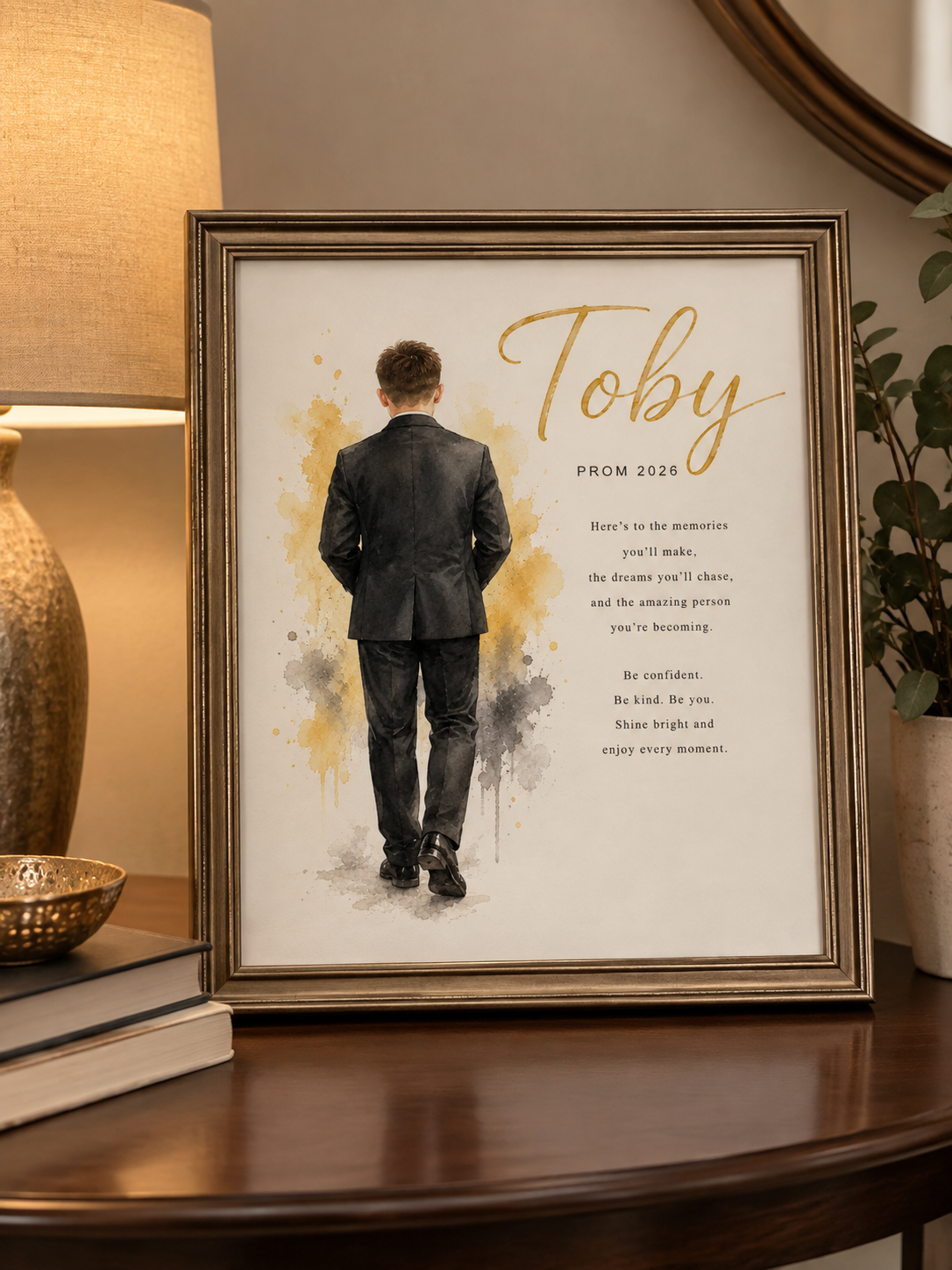 Personalised Prom 2026 Prints | Class Of 2026 Keepsake A4