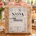 Nanna Birthday Shipping Label Gift Tag by Whiff Of Wonder