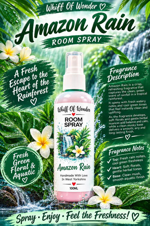 Amazon Rain Room Spray | Strong Scented Home Fragrance UK