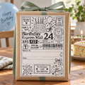 Cake Birthday Shipping Label Gift Tag by Whiff Of Wonder