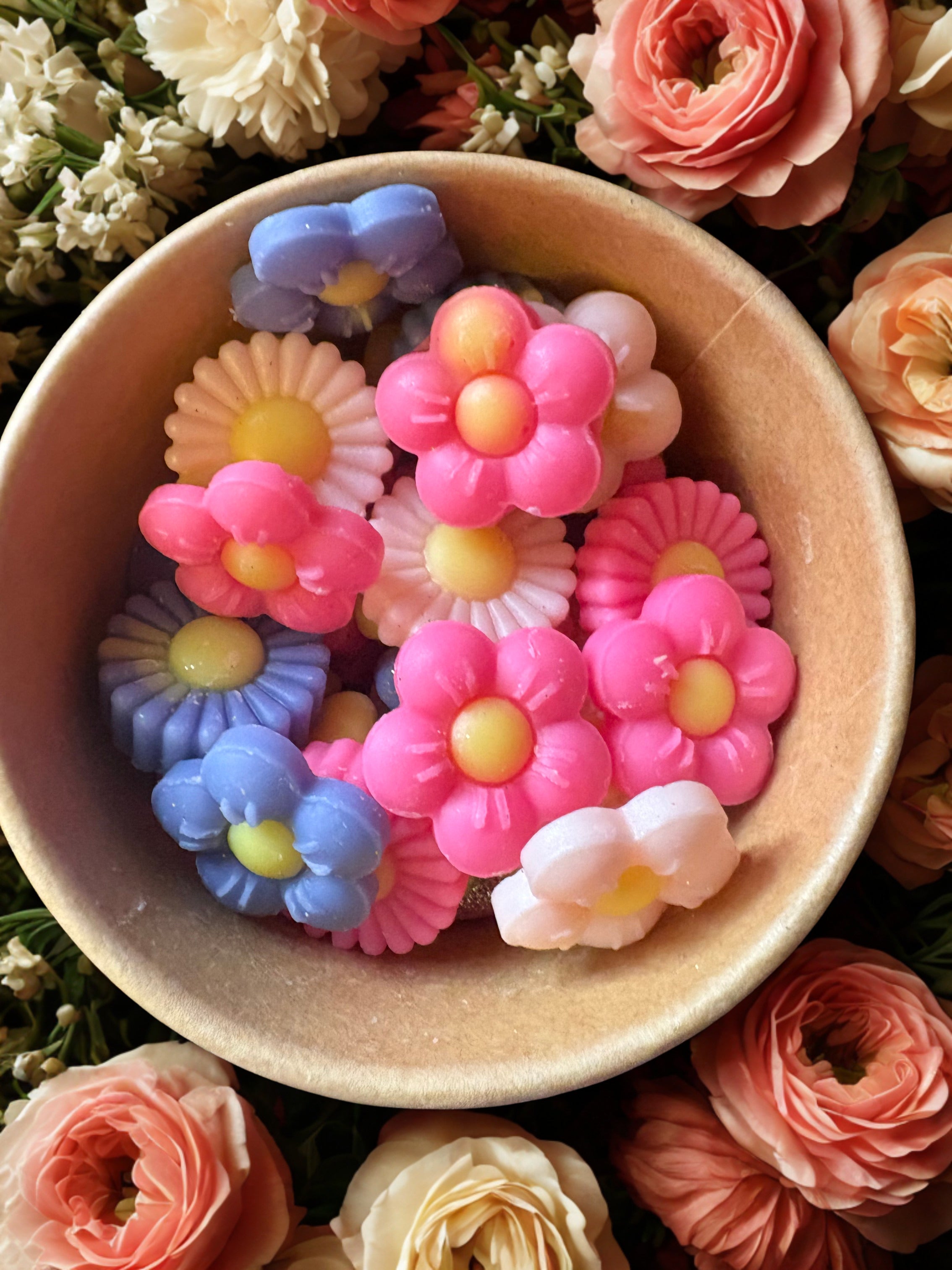 Flower and heart scoopies