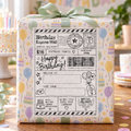 Star Birthday Shipping Label Gift Tag by Whiff Of Wonder