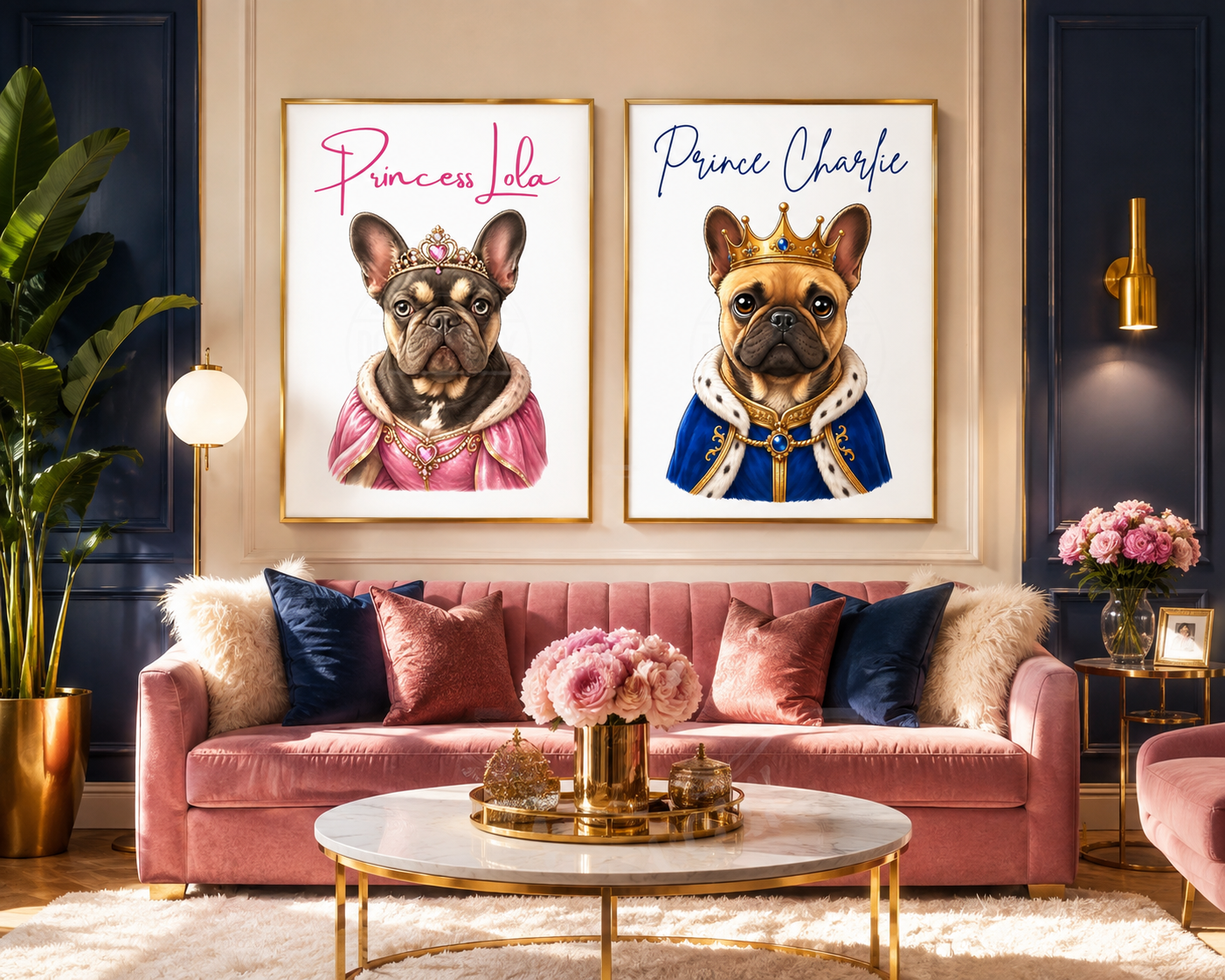 A4 Personalised Cartoon Pet Print | Custom Pet Portrait | Pet Cartoon Gift | Custom Pet Print Uk