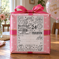 Unicorn Birthday Shipping Label Gift Tag by Whiff Of Wonder