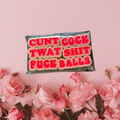 Rude words wax melts