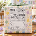 Birthday Shipping Label Gift Tag by Whiff Of Wonder