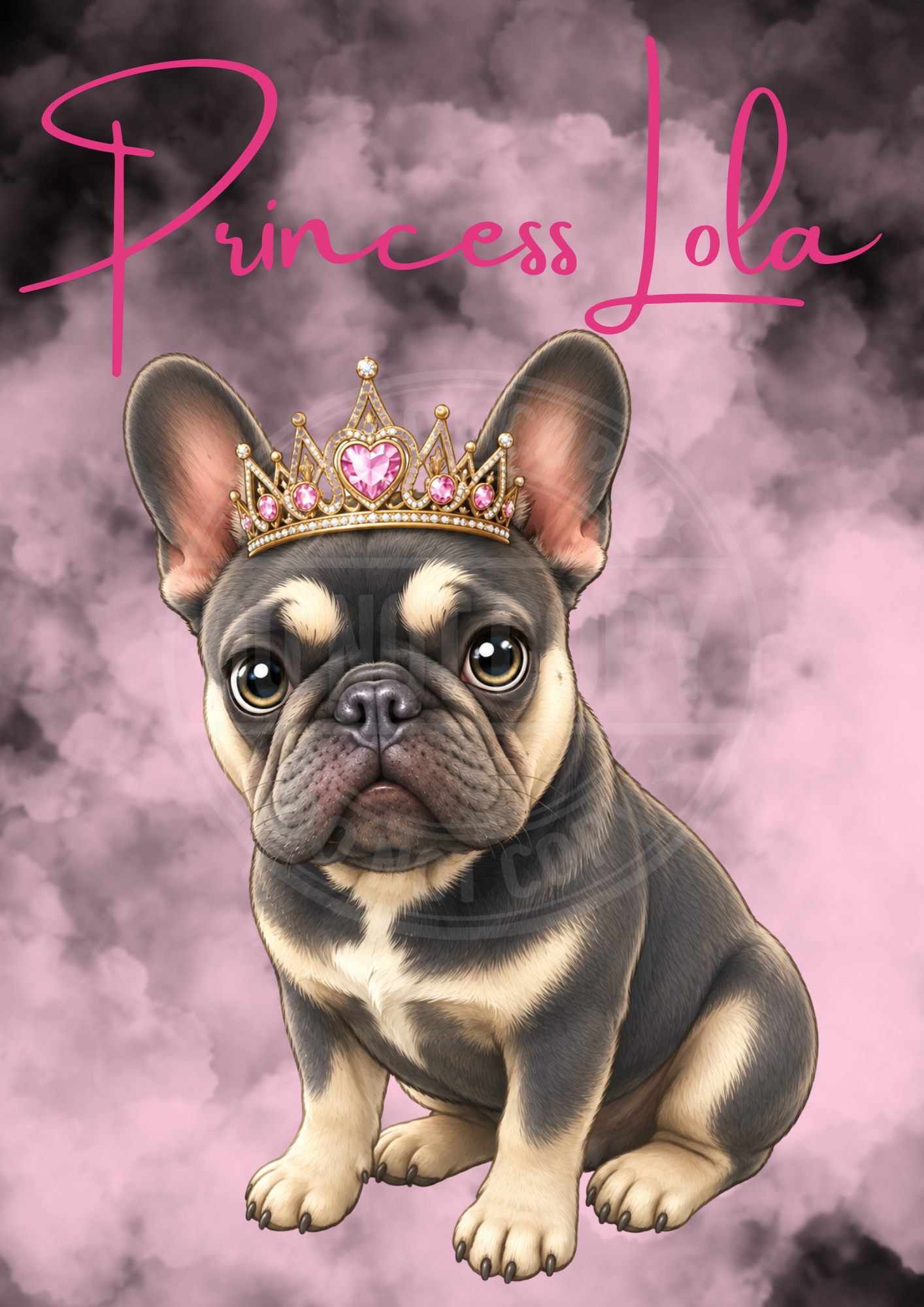 A4 Personalised Cartoon Pet Print | Custom Pet Portrait | Pet Cartoon Gift | Custom Pet Print Uk