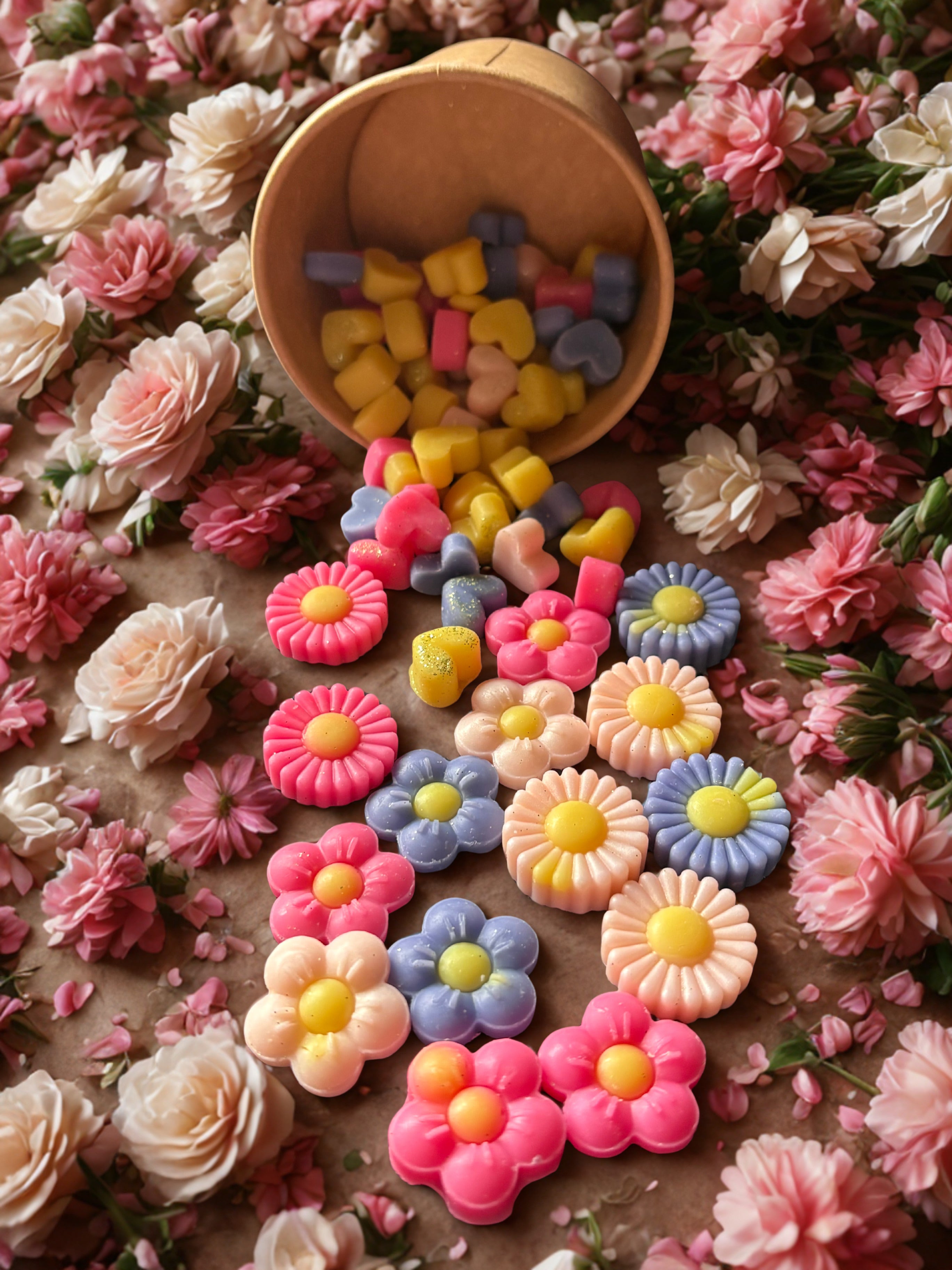 Flower and heart scoopies