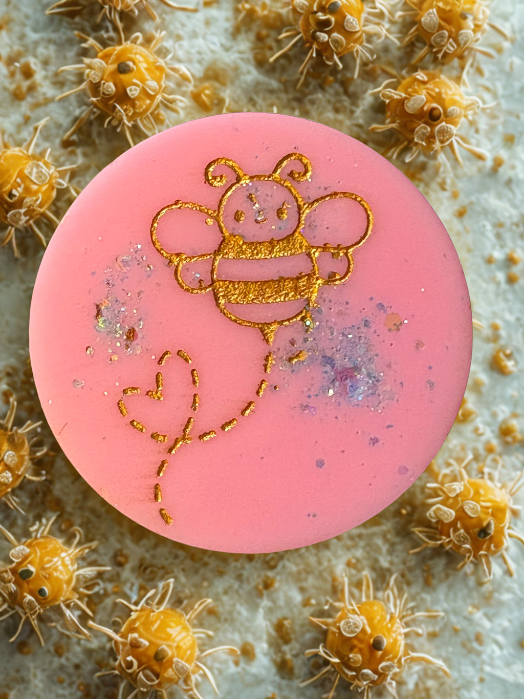 Bee Wax Melt Disc Snow Angel