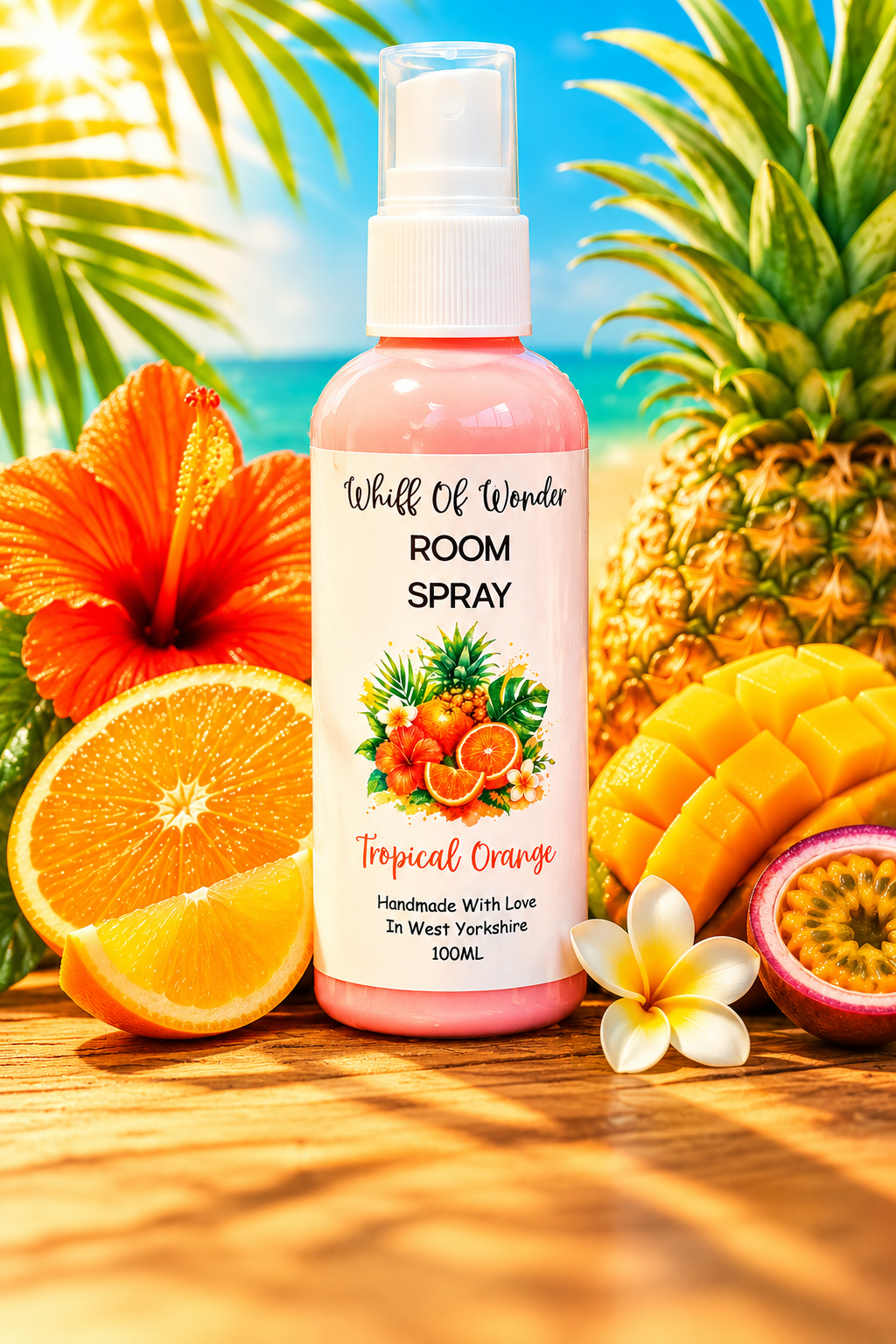 Tropical Orange Room Spray | Strong Scented Home Fragrance UK