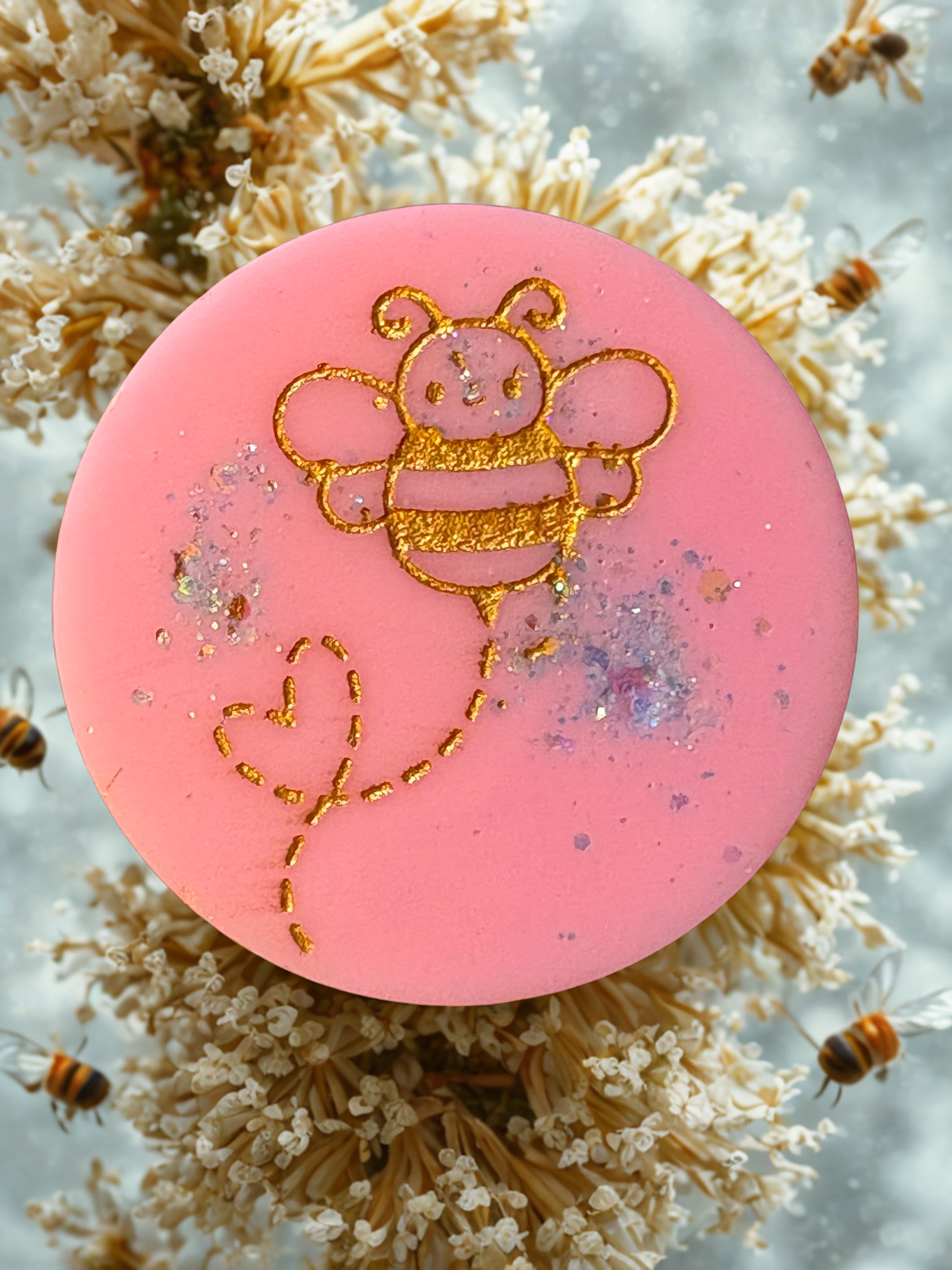 Bee Wax Melt Disc Snow Angel