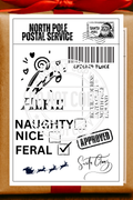 Personalised Feral Shipping Label pack of 10 | Christmas Gift Labels Uk