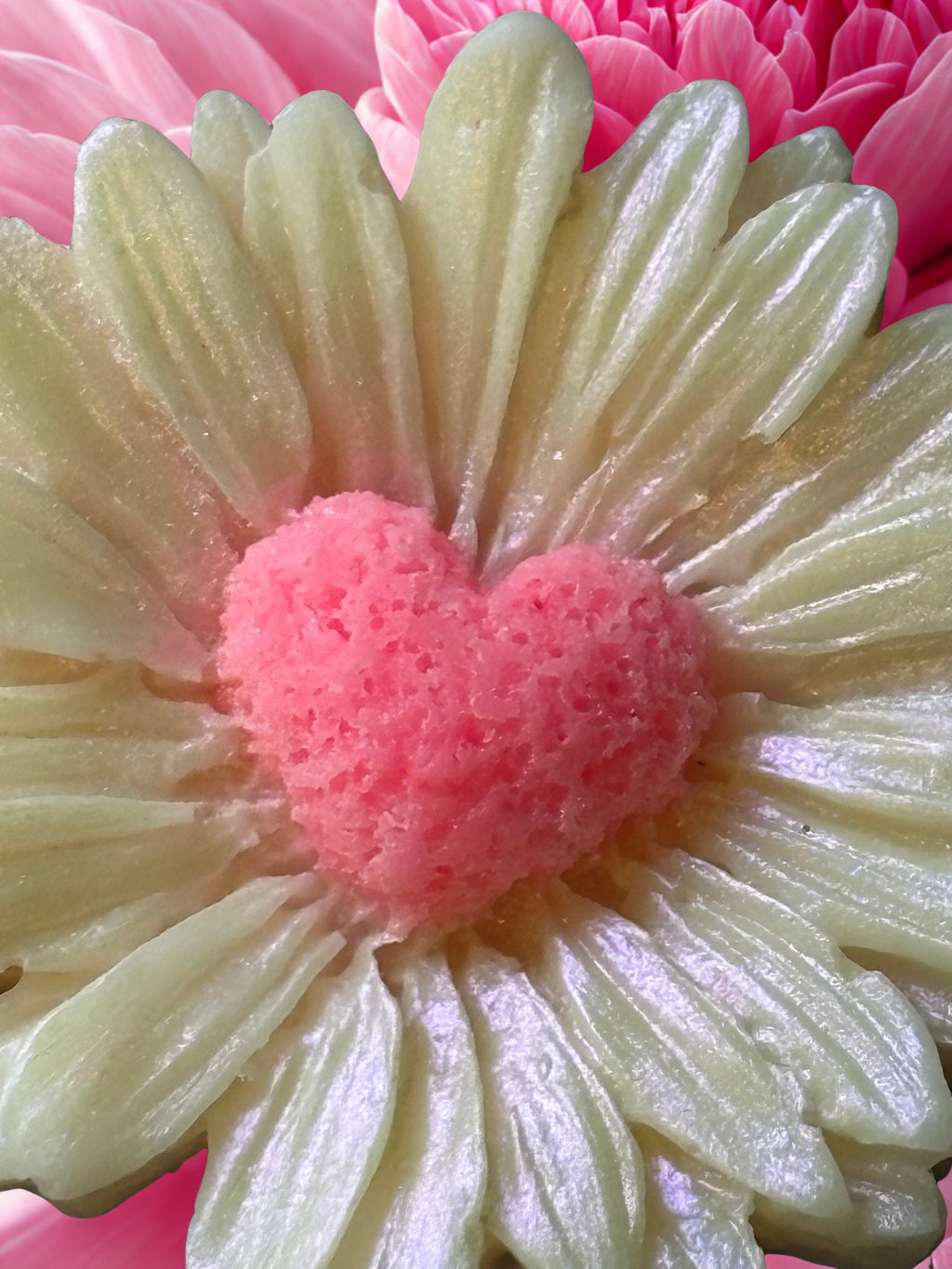Heart Sunflowers glade pink peony and cotton flower