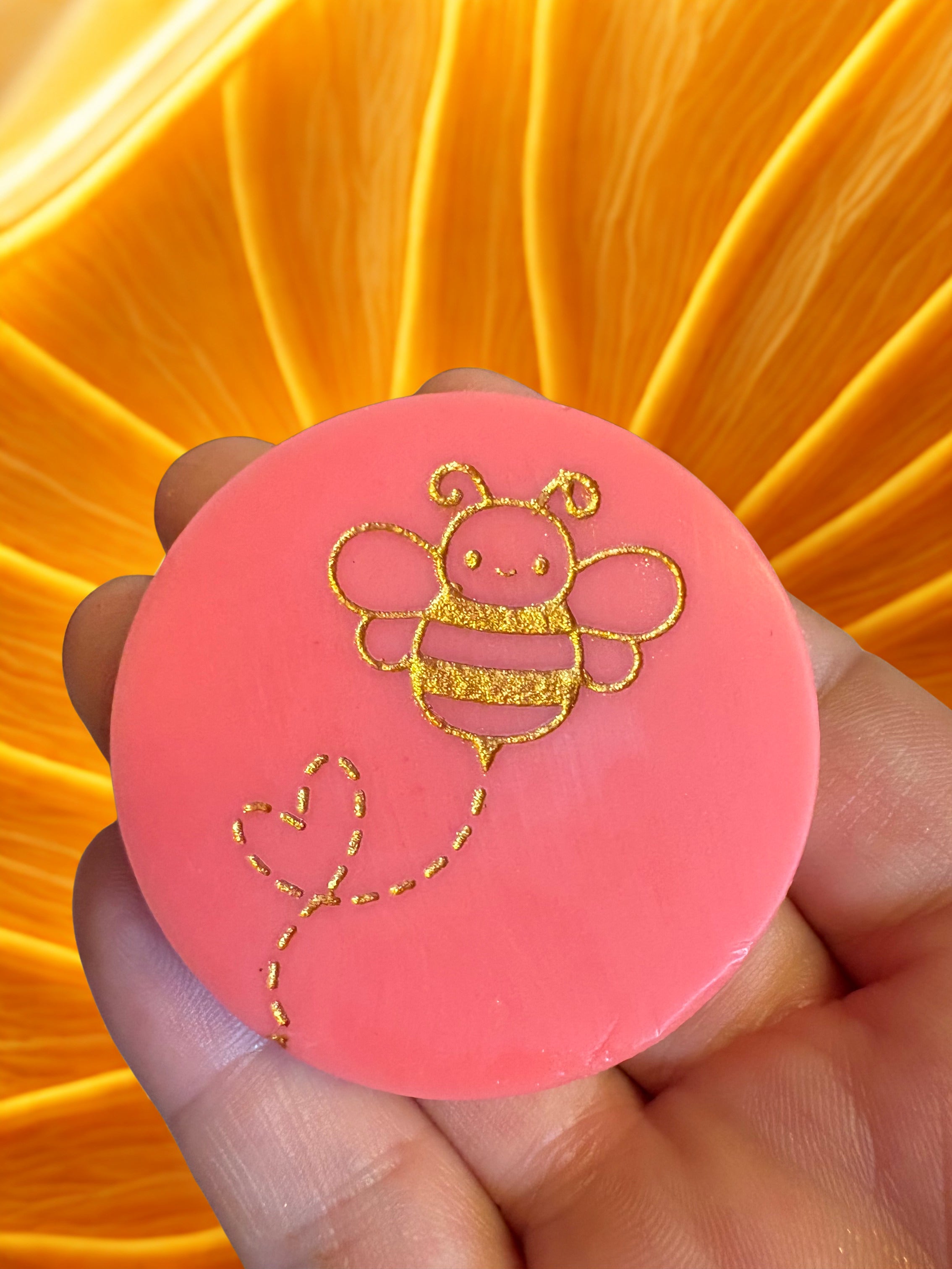 Bee wax melt disc sc cherry baby