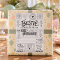 Bestie Birthday Shipping Label Gift Tag by Whiff Of Wonder