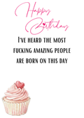 Birthday Wax melt Card
