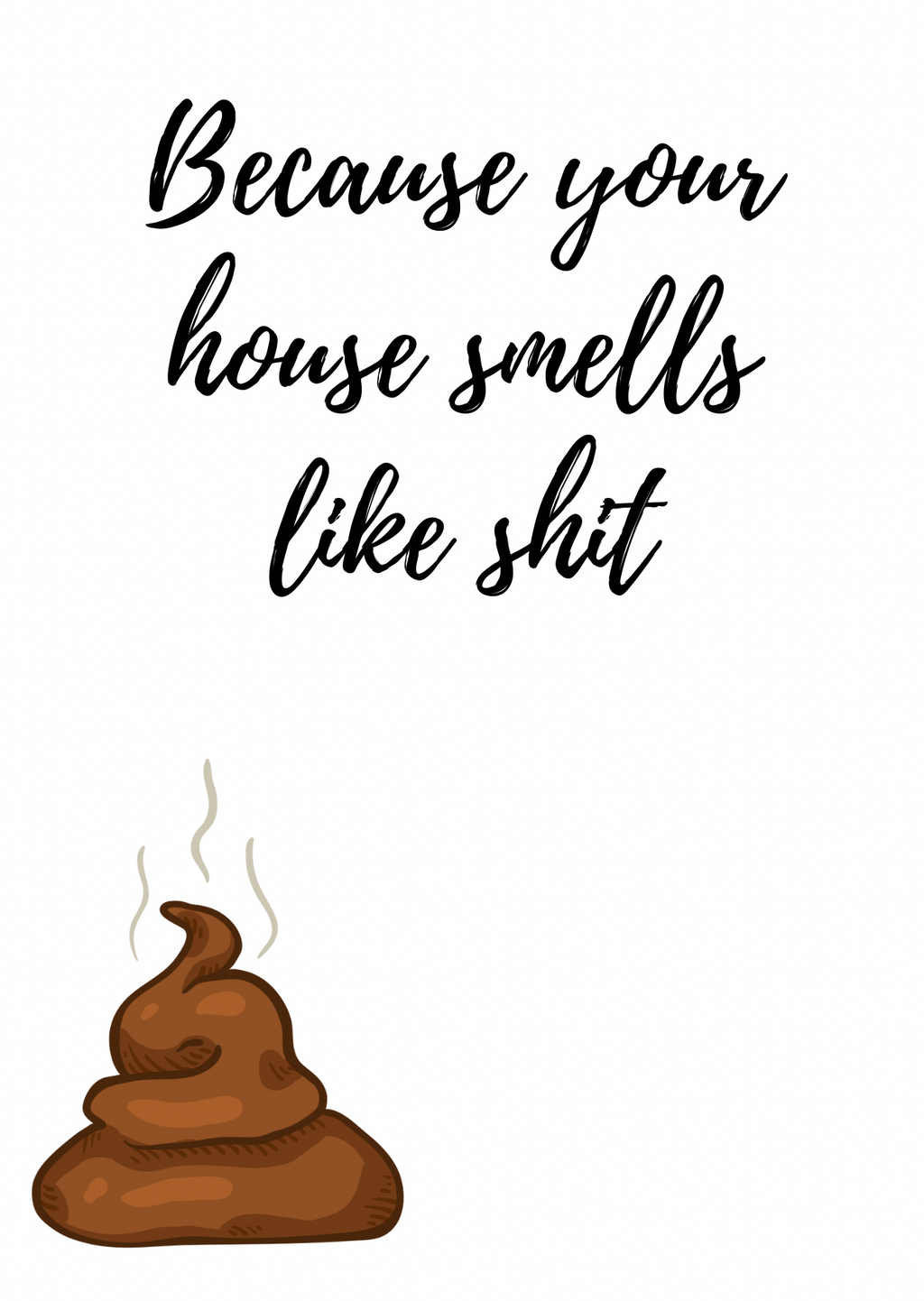 Because your house smells like wax melt card