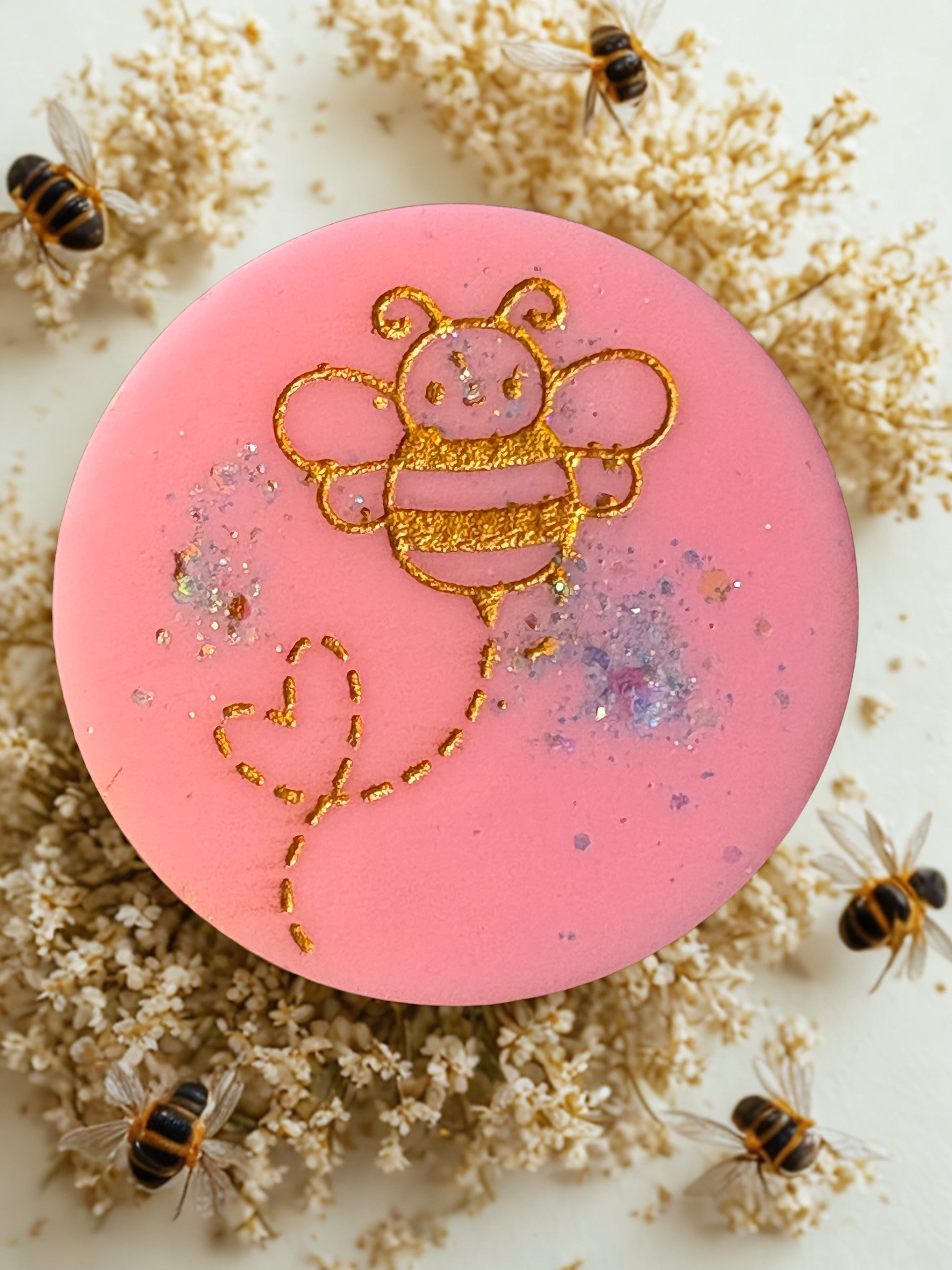 Bee Wax Melt Disc Snow Angel
