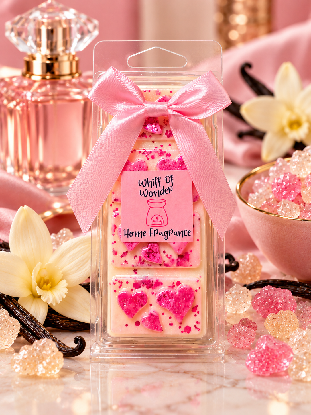 Vanilla Candy Rock Sugar Wax Melt Bar | Sweet Vanilla Wax Melt