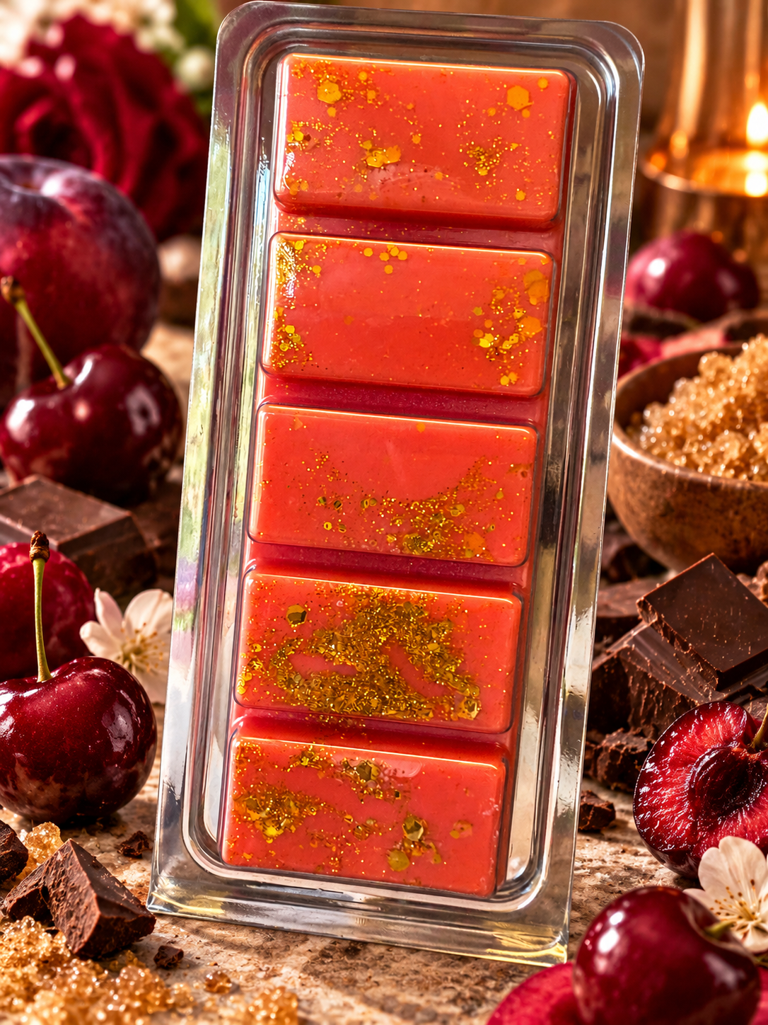 Cherry Baby-Inspired Wax Melt Bar | Cherry, Brown Sugar & Musk