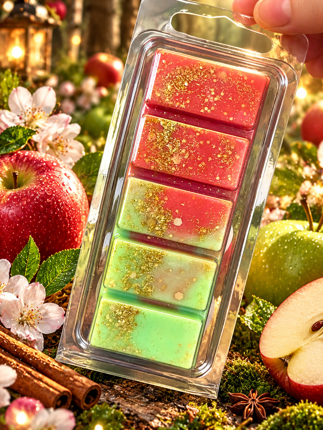 Enchanted Apple-Inspired Wax Melt Bar | Sweet Gourmand Wax Melt