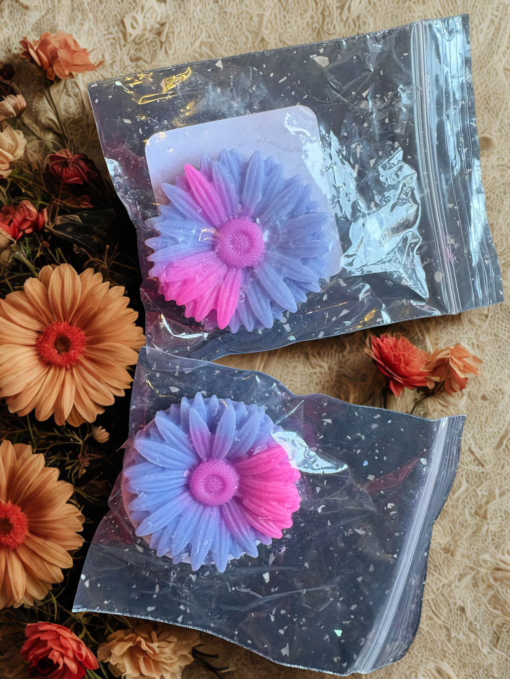 Small Flower Shaped Wax Melts