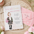 To My New Teacher Print A4 Personalised Gift | Teacher Gift | Back To School