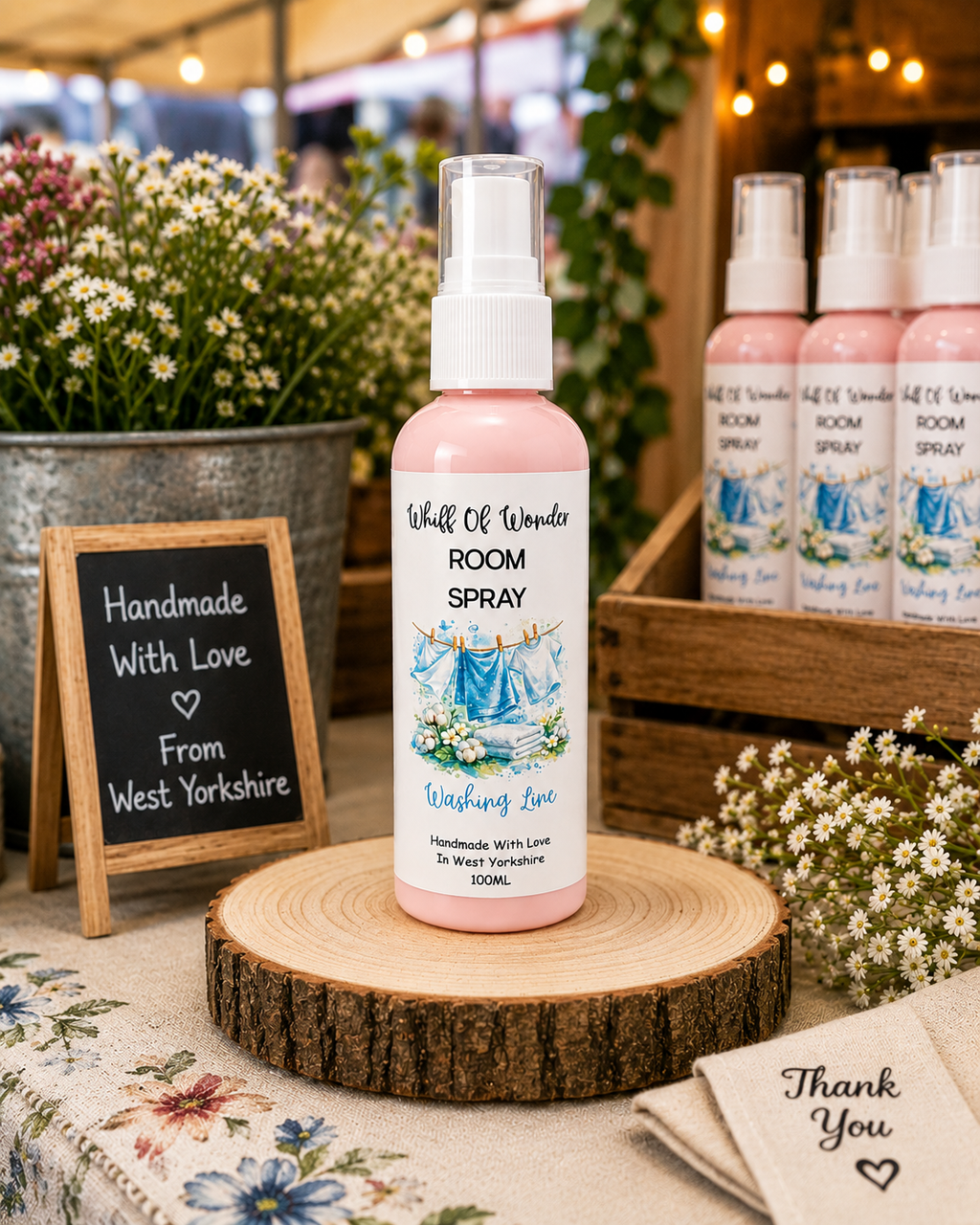 Washing Line Room Spray | Strong Scented Home Fragrance UK